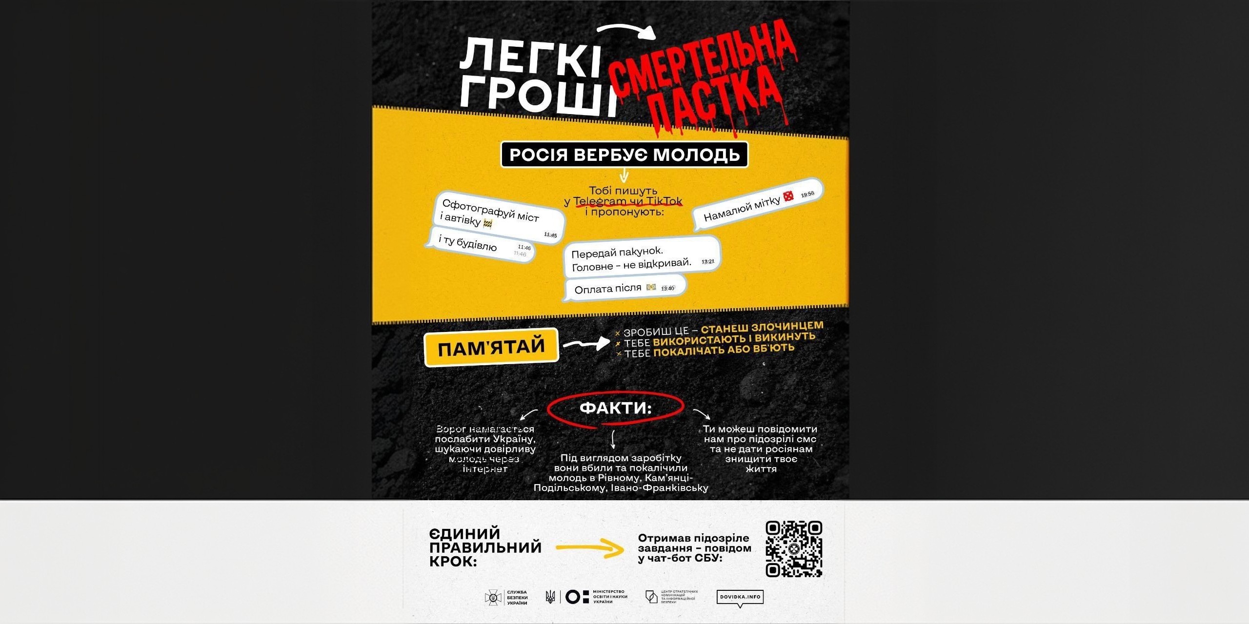 Запобігання втягування молоді у диверсійно-підривну діяльність