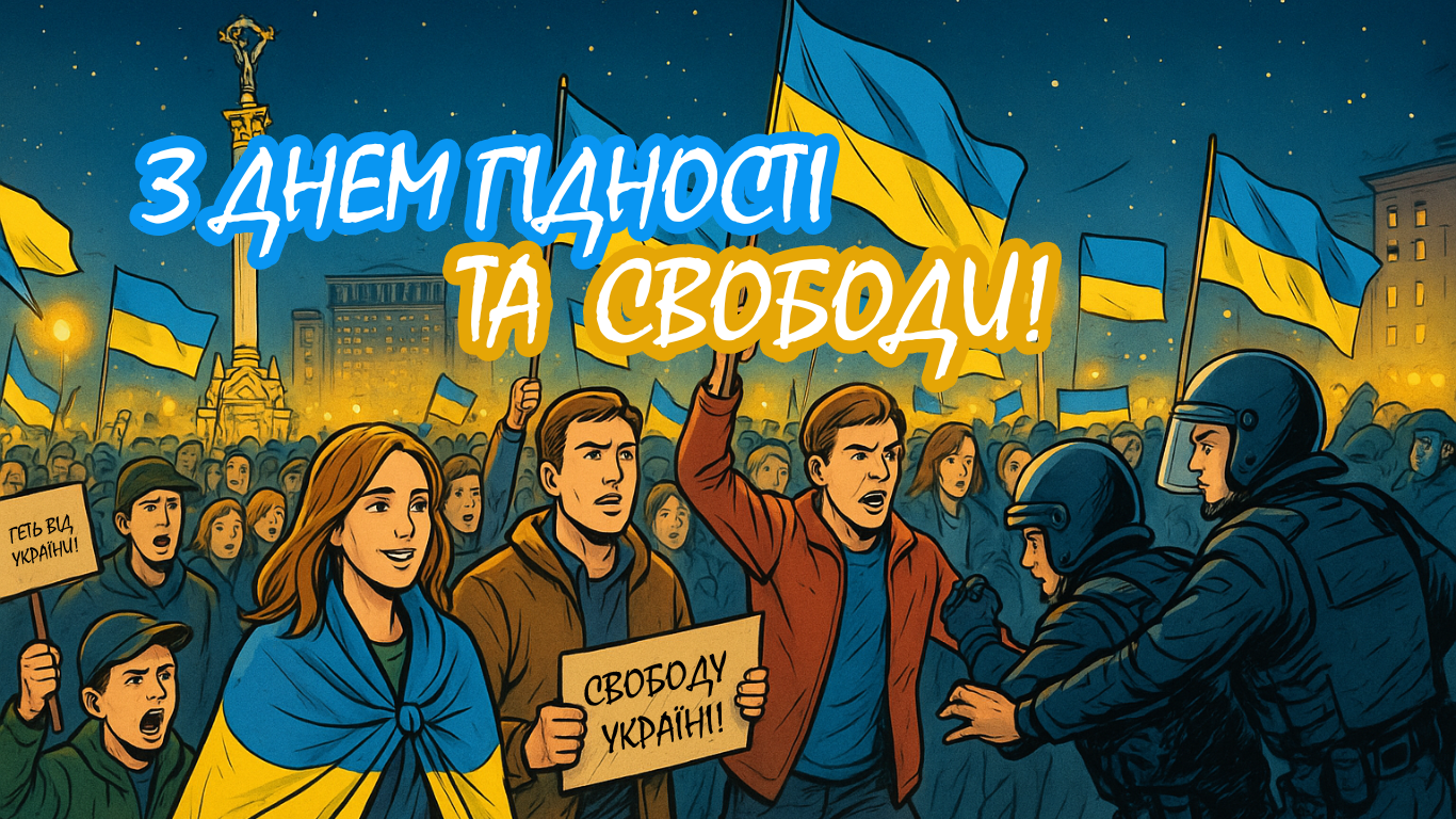 З Днем Гідності та Свободи!