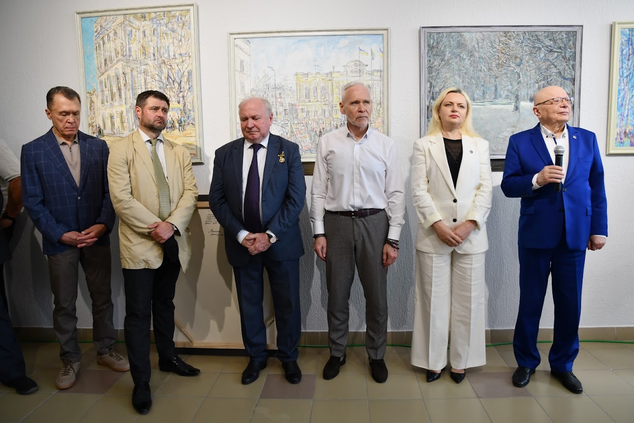 У ХНЕУ ім. С. Кузнеця відкрито персональну галерею творів Народного художника України Віктора Ковтуна